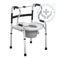 6-in-1 Multi-Functional Walker Commode Shower Chair